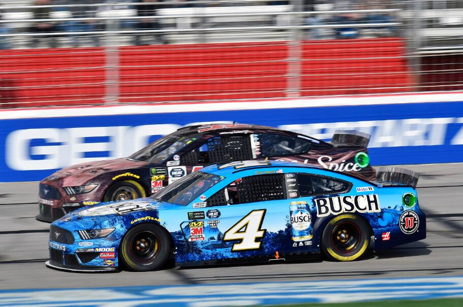 SHR’s Kevin Harvick was fourth, Clint Bowyer fifth, Aric Almirola eighth and Daniel Suarez was 10th. SHR’s Kevin Harvick was fourth, Clint Bowyer fifth, Aric Almirola eighth and Daniel Suarez was 10th.
